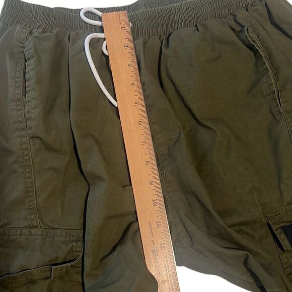 Sangtree Olive Green Cargo Pockets Streetwear Jogger Pants Size XL - Picture 9 of 11